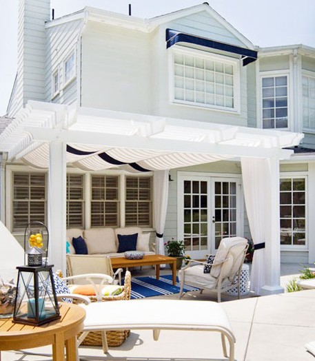 遮阳棚巧设计 不惧风吹日晒新葡京网上赌场8个花园区域(图5)