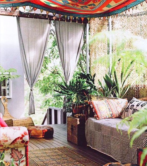 遮阳棚巧设计 不惧风吹日晒新葡京网上赌场8个花园区域(图8)